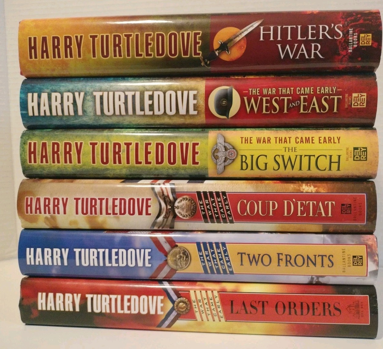 Harry Turtledove~THE WAR THAT CAME EARLY complete ser. 1-6 hardcover Stated 1st