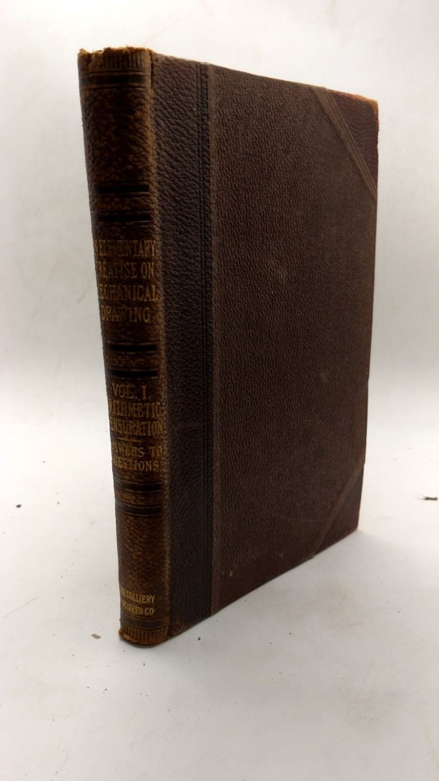 An Elementary Treatise on Mechanical Drawing Hardcover First Edition 1897