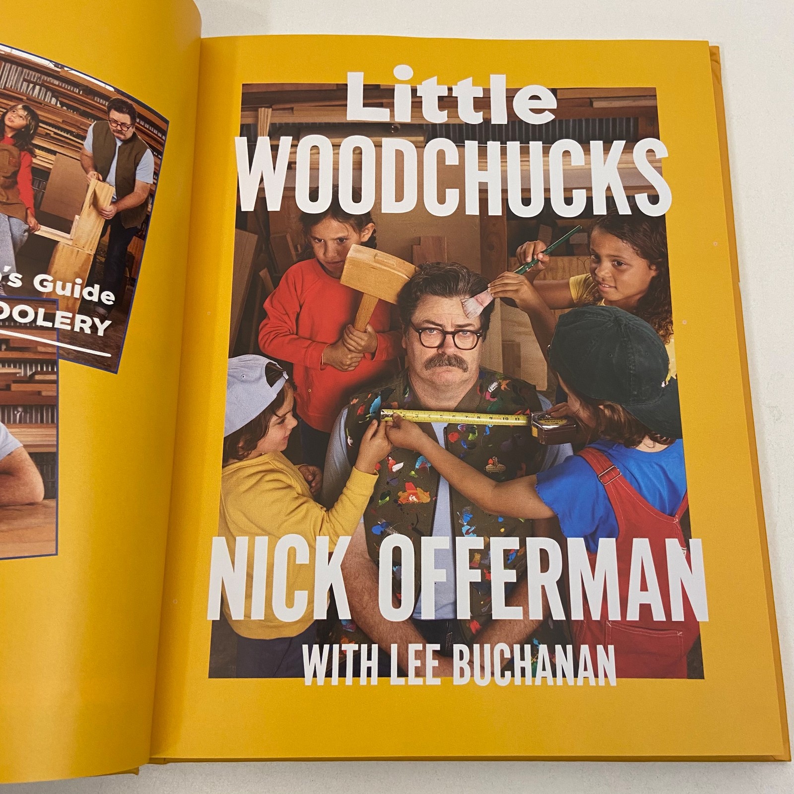 Little Woodchucks Woodshops Guide SIGNED Nick Offerman First Printing 2025 HC