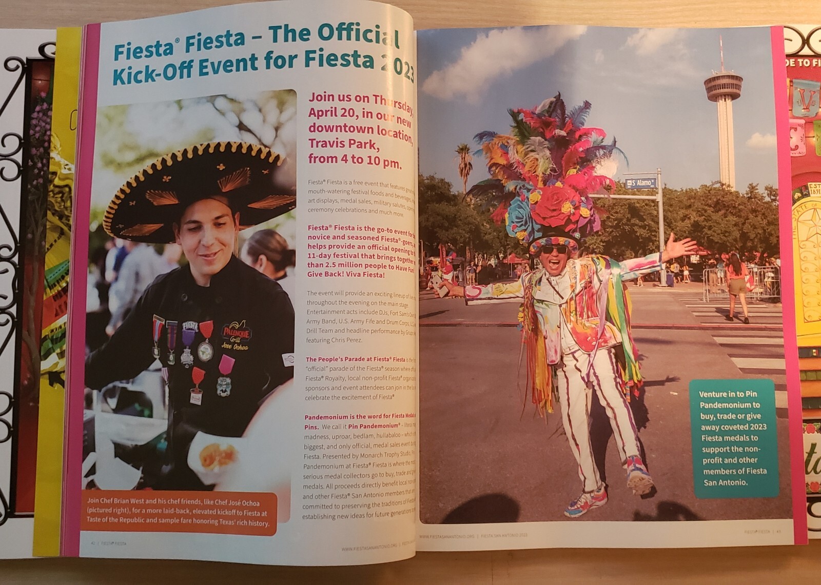 San Antonio Fiesta „The Official Guide To Fiesta Magazine 2023“ – 130 PAGES