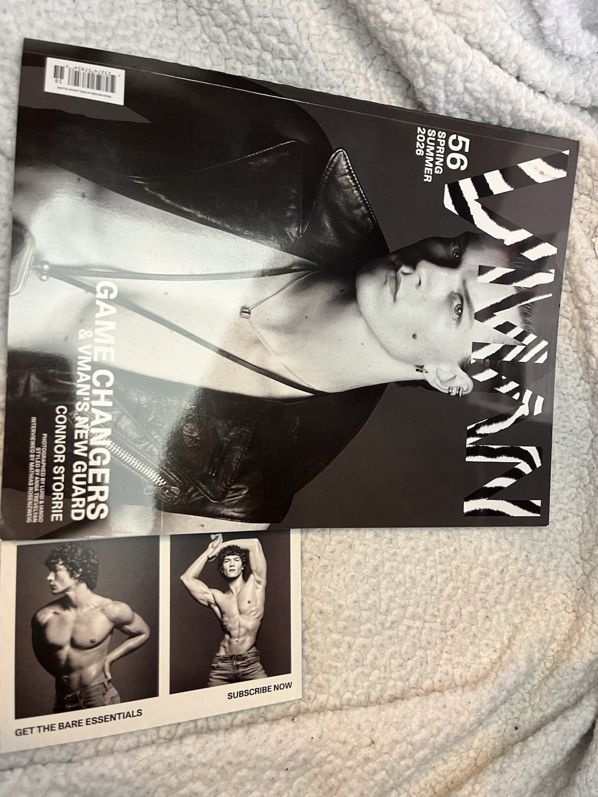 CONNOR STORRIE – VMAN MAGAZINE – SPRING/SUMMER 2026 – ISSUE 56