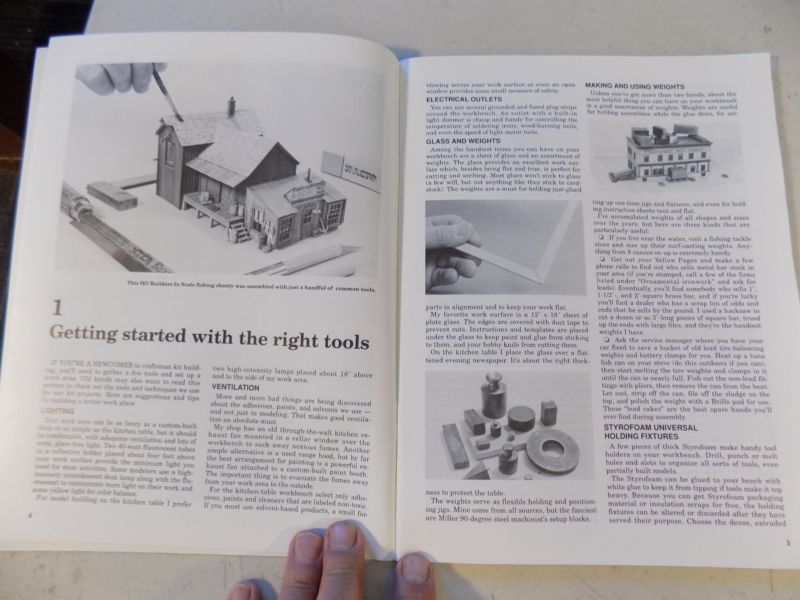 Model Railroader 222 Tips for Building Model RR Structures 1992 64 pgs (060635)
