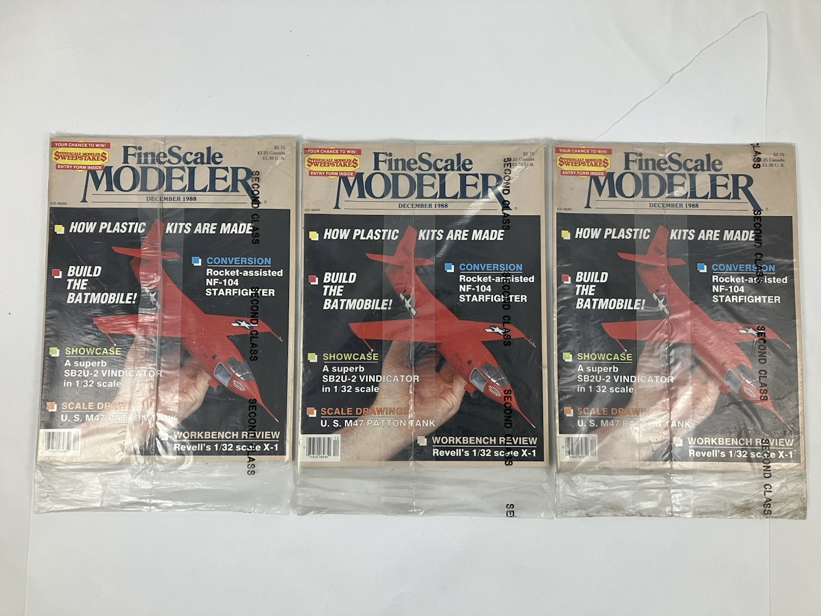FineScale Modeler Magazine Lot of 6 Dec 1988 x4 Jan/Feb 1984 May 1986 Vintage
