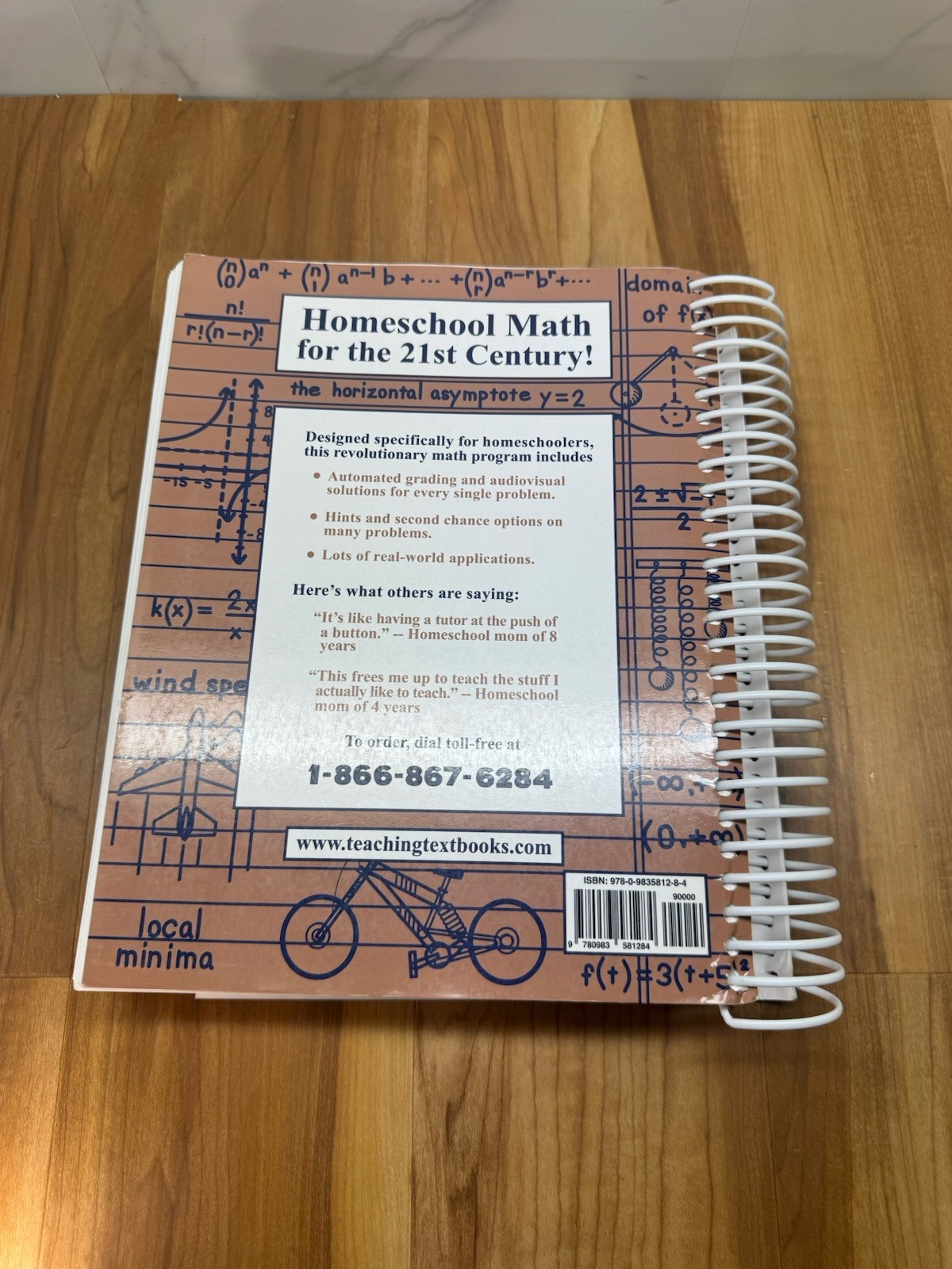 A Teaching Textbook: Pre-Calculus Student Textbook & Answer Key/Test Bank