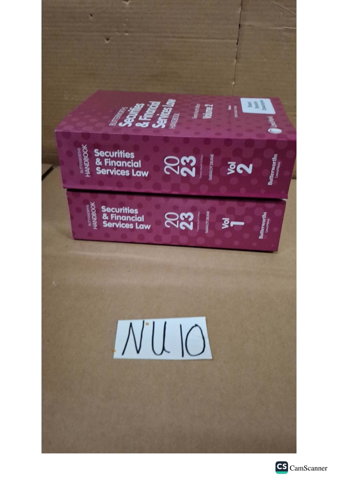 Butterworths Securities & Financial Services Law Handbook 24th Ed 2023 Volume 1
