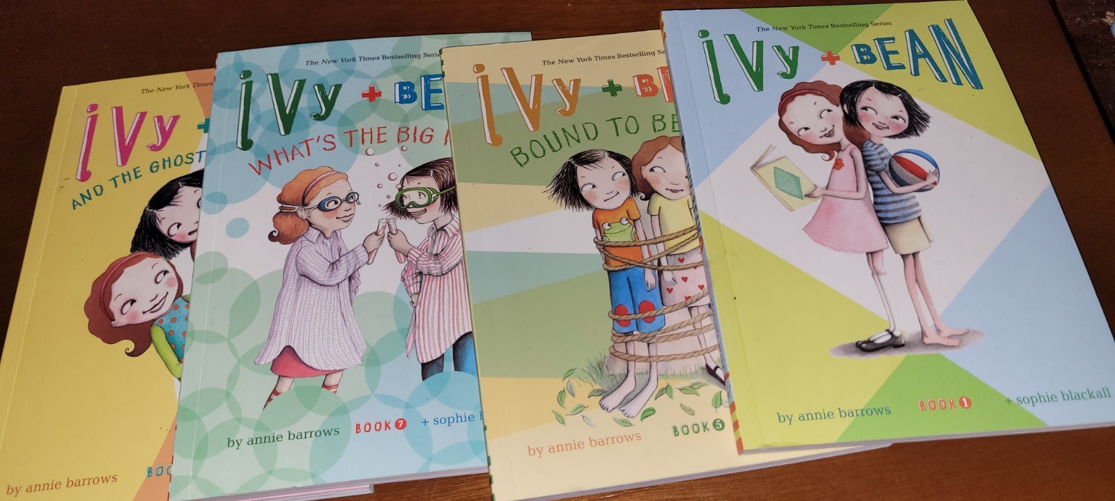 Lot of 4 Ivy and Bean Books by Annie Barrows and Sophie Blackall PB
