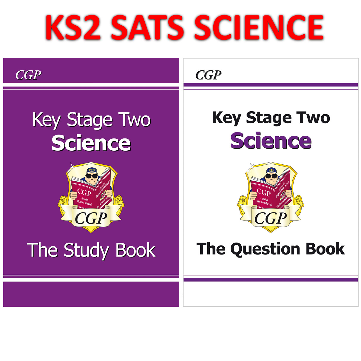 KS2 Complete Science Study and Question Books with Answer Ages 7-11 Cgp