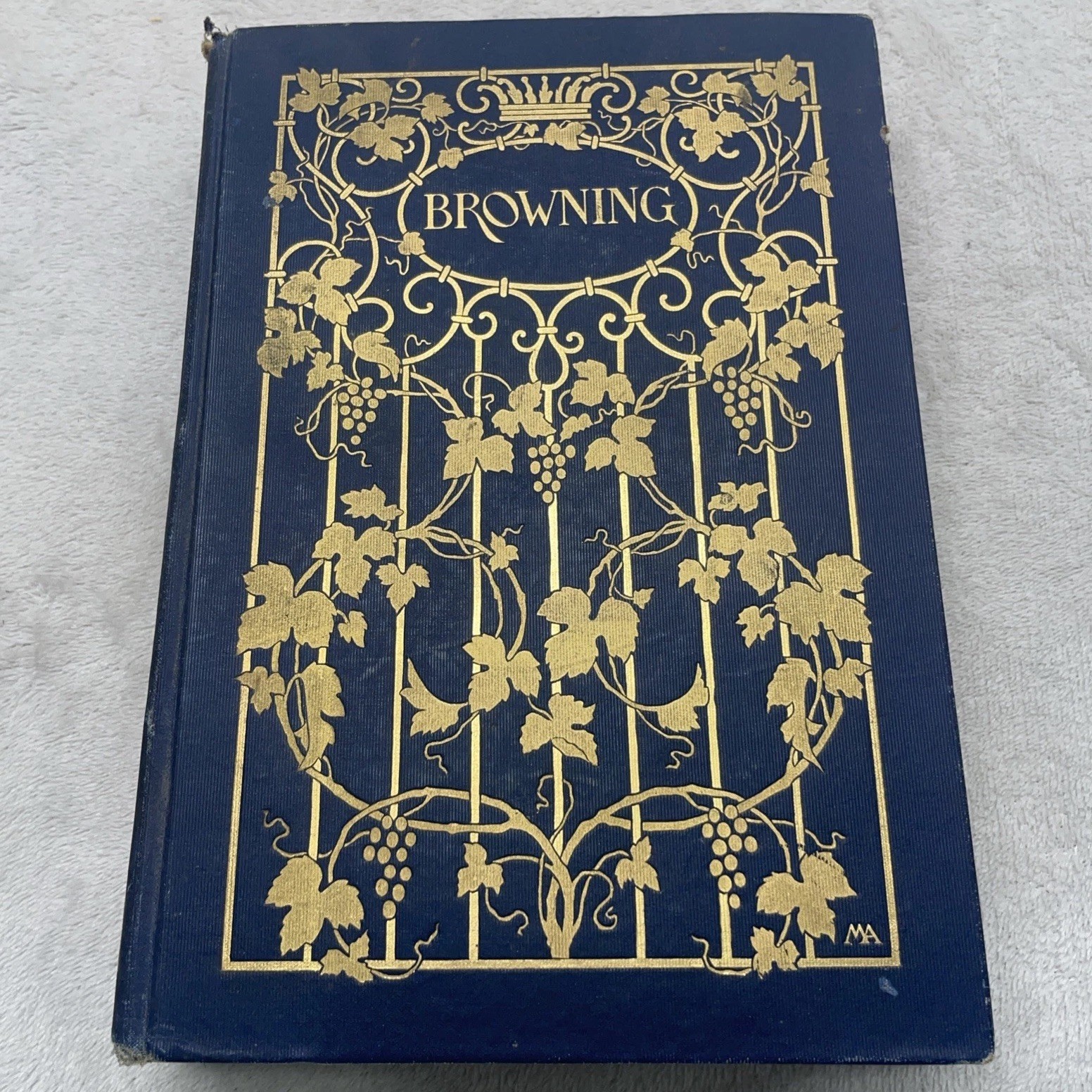 Browning, Poet and Man, A Survey by Elisabeth Luther Cary 1899 HC Illus 1st Ed.