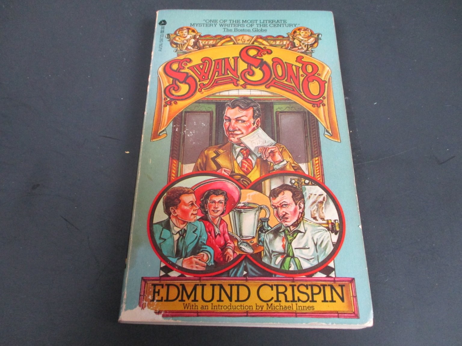 Swan Song Edmund Crispin 1981 First Avon Printing Mystery Detective Avon