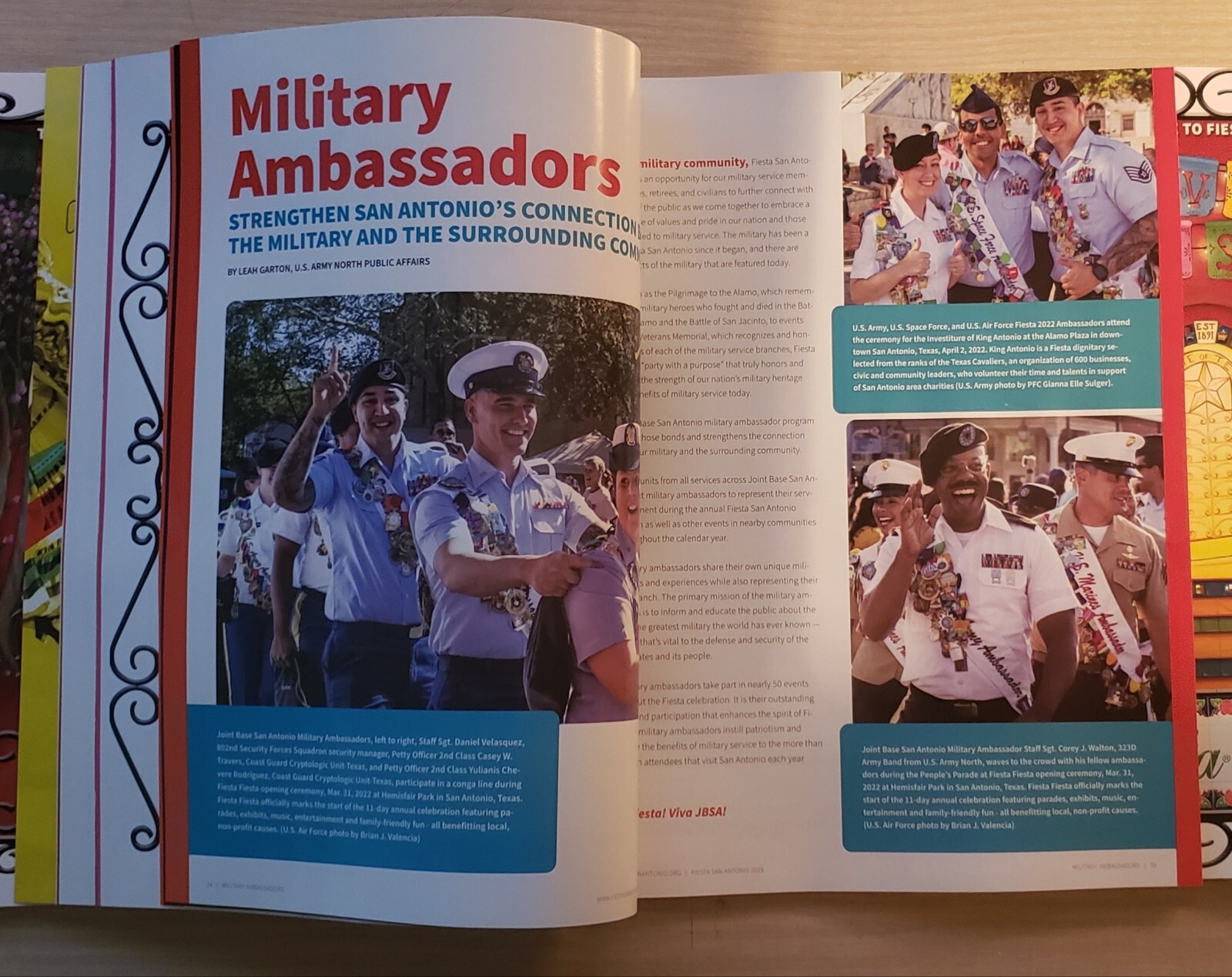 San Antonio Fiesta „The Official Guide To Fiesta Magazine 2023“ – 130 PAGES