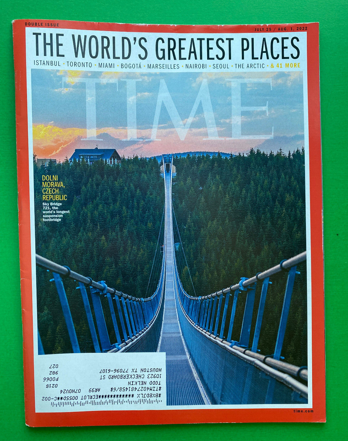 Time Magazine-World’s Greatest Places-July 25 to August 1, 2022-Complete Issue