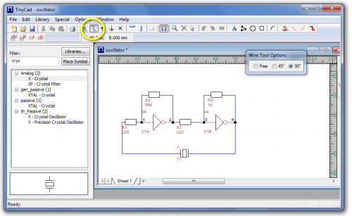 Electrical PCB Circuit Diagram schematic drawing design CAD Software for Windows