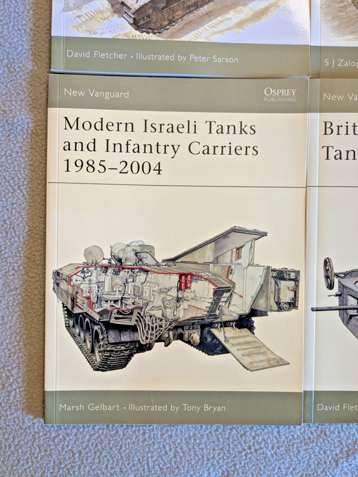 Lot of 6 Osprey New Vanguard series Illustrated Military history books #8 – 107
