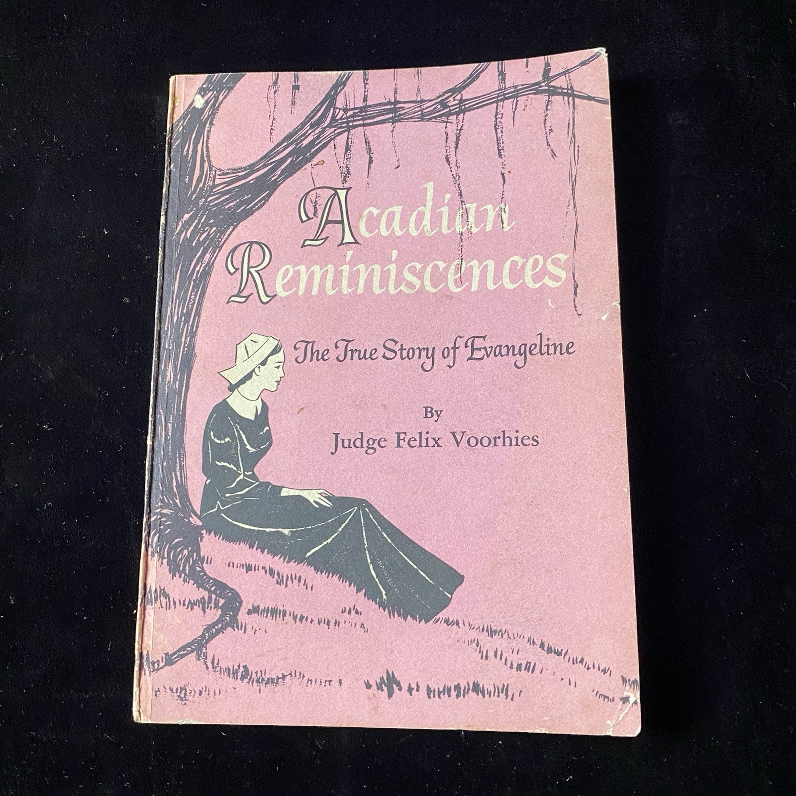 Acadian Reminiscences: The True Story of Evangeline by Judge Felix Voorhies 1960