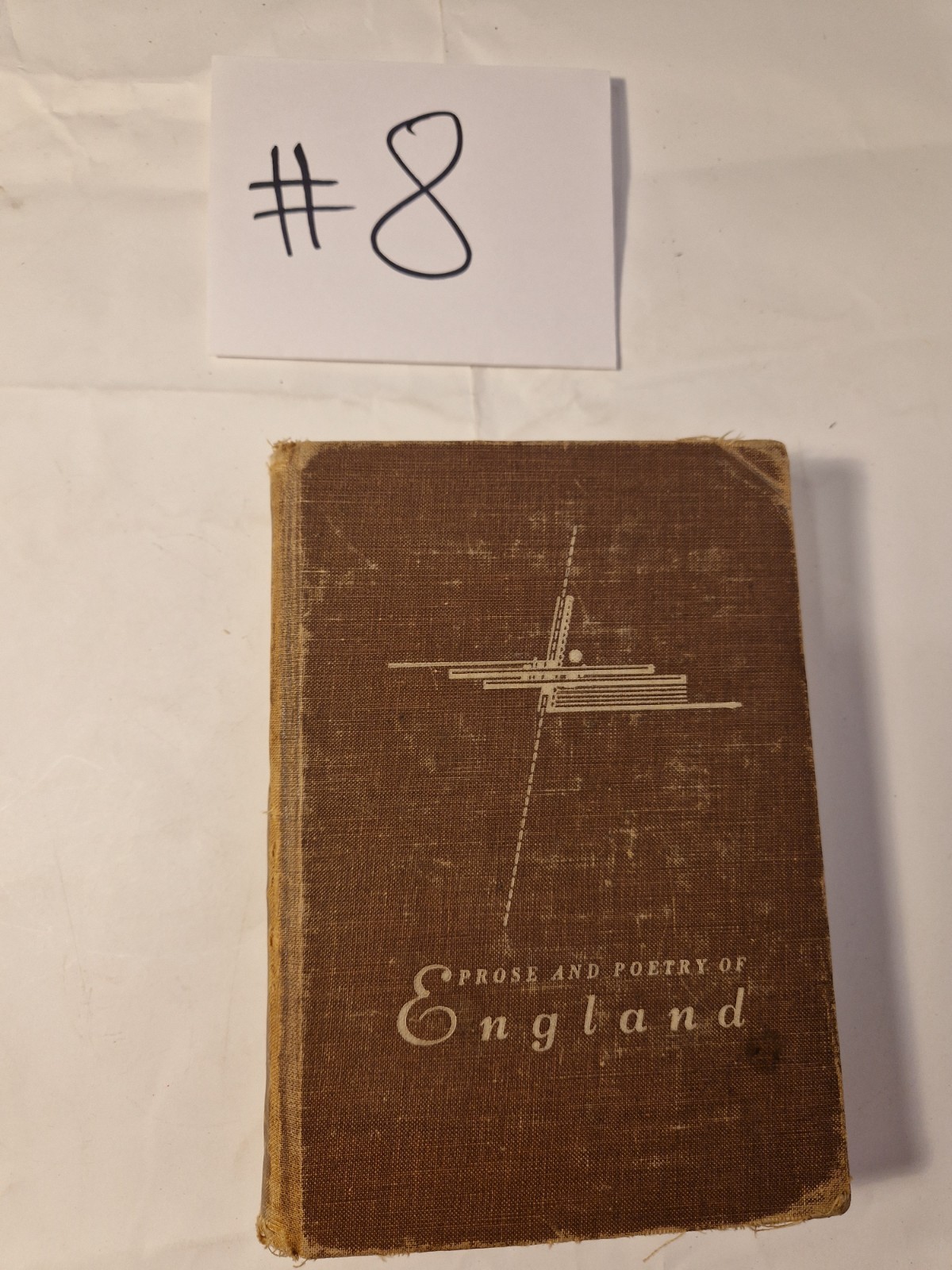 Lucas & Ward Prose and Poetry of England 4th Ed L.W. Singer 1950 Wiser