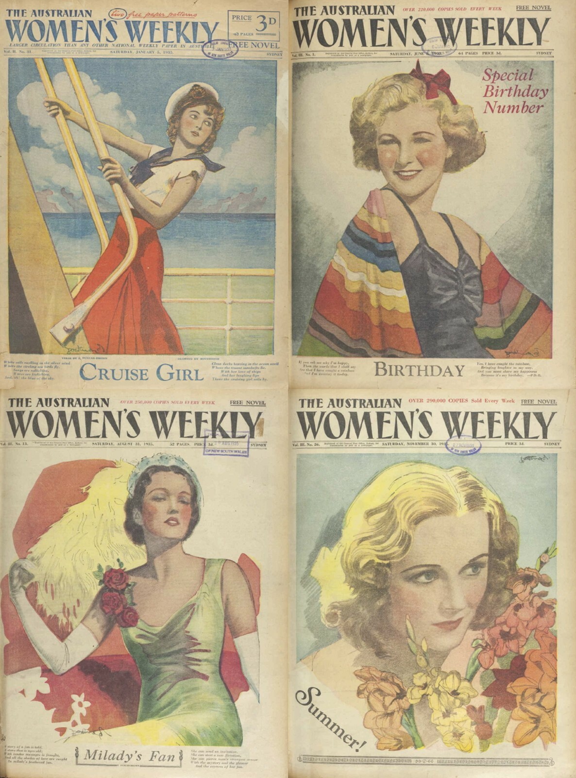 The Australian Women’s Weekly Magazine Vol.1 (1933-1935) – 130 Old Issues DVD