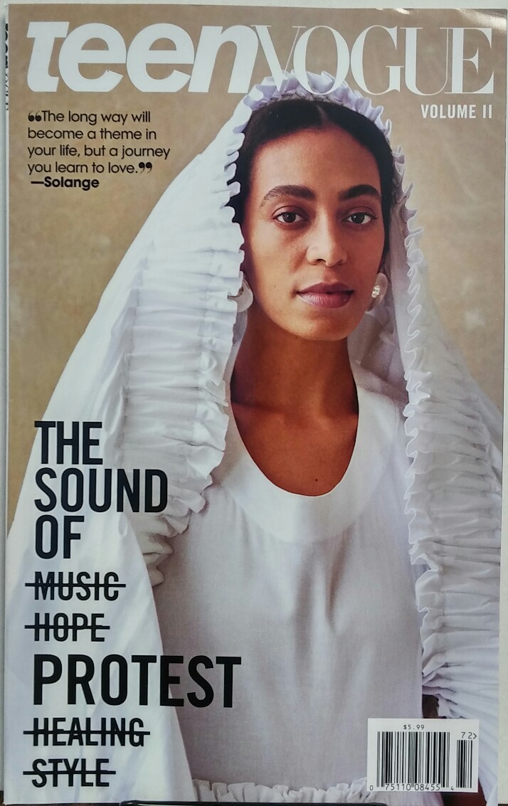 Teen Vogue Volume II The Music Issue 2017 Solange Knowles FREE SHIPPING sb