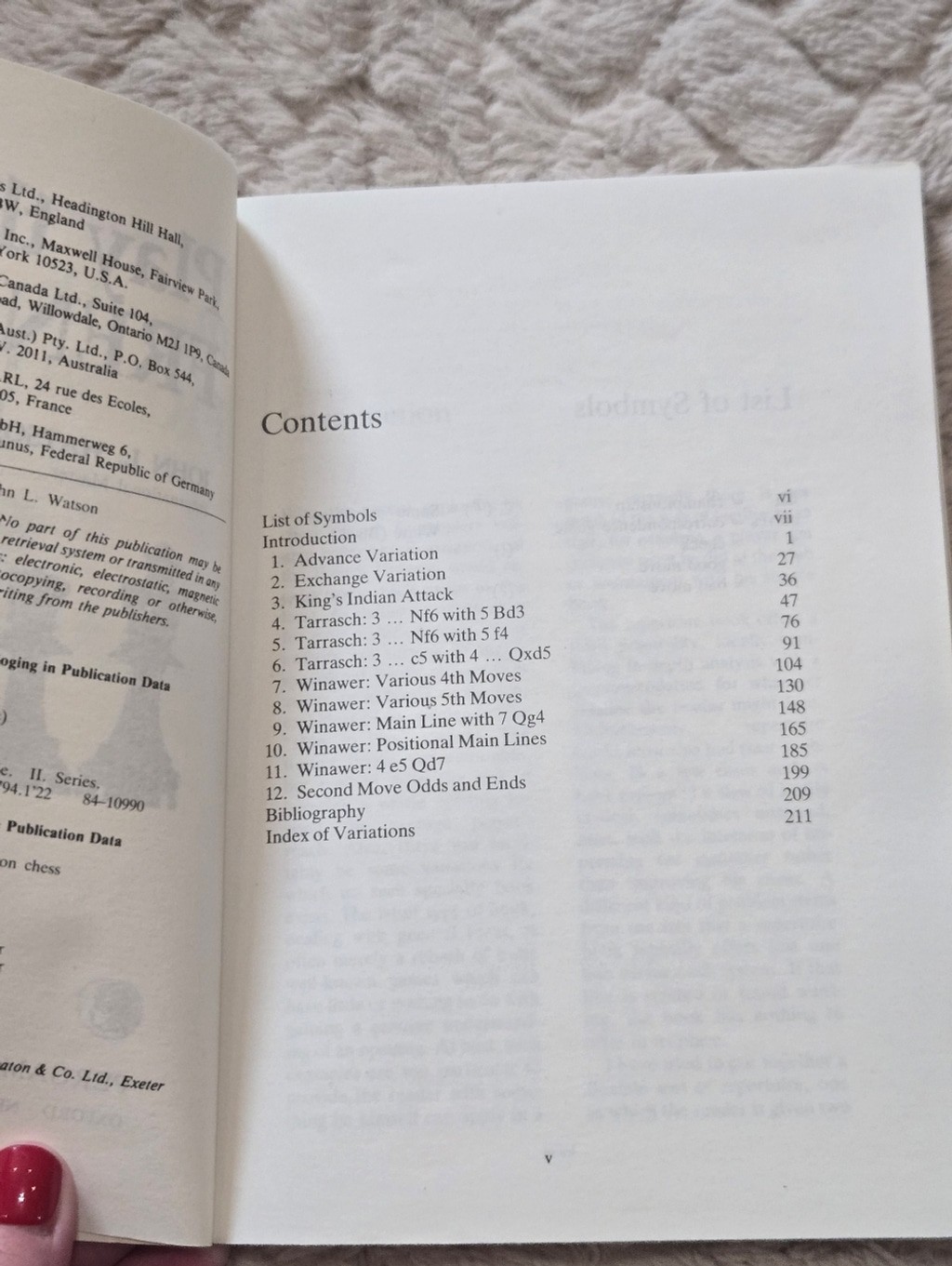 Play the French by John L. Watson Chess Defense Book