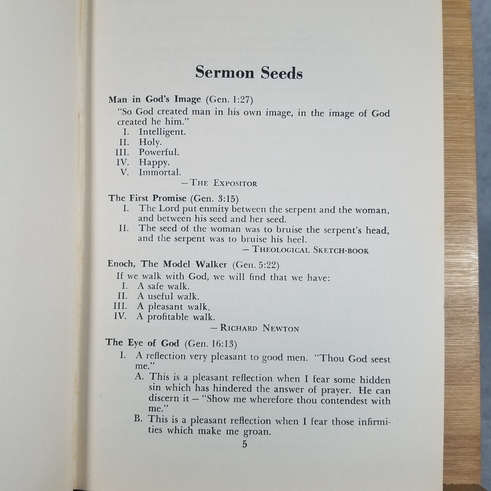 Sermon Seeds: Vol 10 in Minister’s Handbook Series – 1956 Hardcover