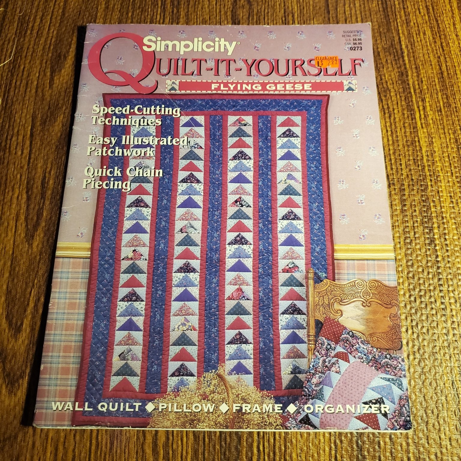 Quilt-It-Yourself Flying Geese Shirley Botsford 1994 Simplicity