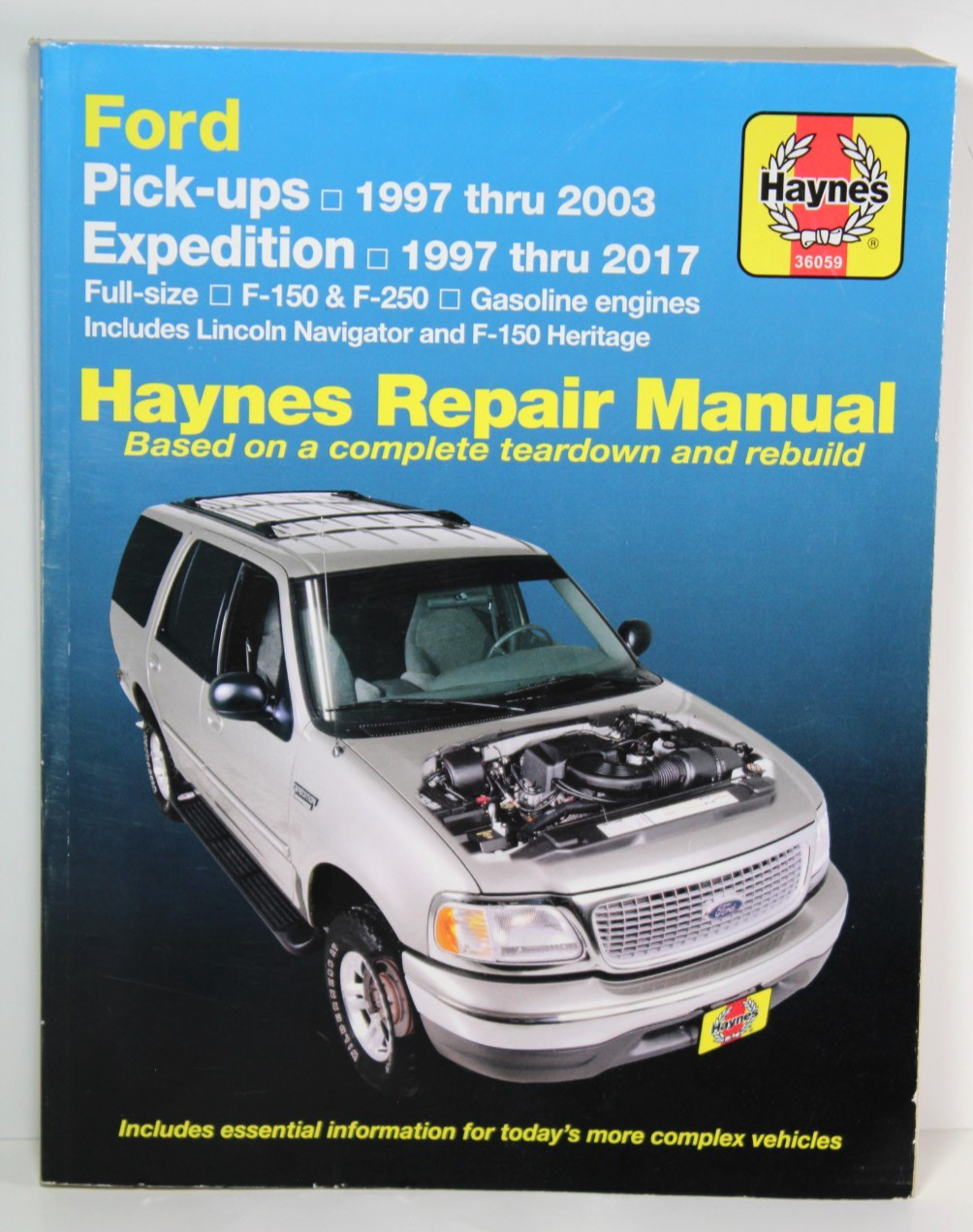 Haynes Repair Manual Ford Pick-ups 1997 Thru 2003 And Expedition 1997 thru 2017