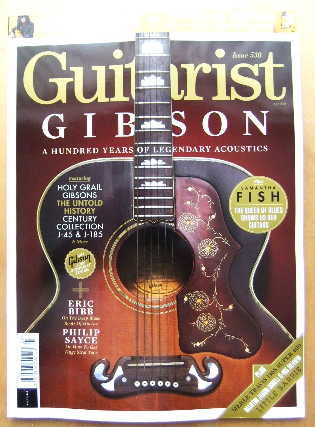Guitarist Magazine Issue 538 – Jun 26 – Gibson 100 Years
