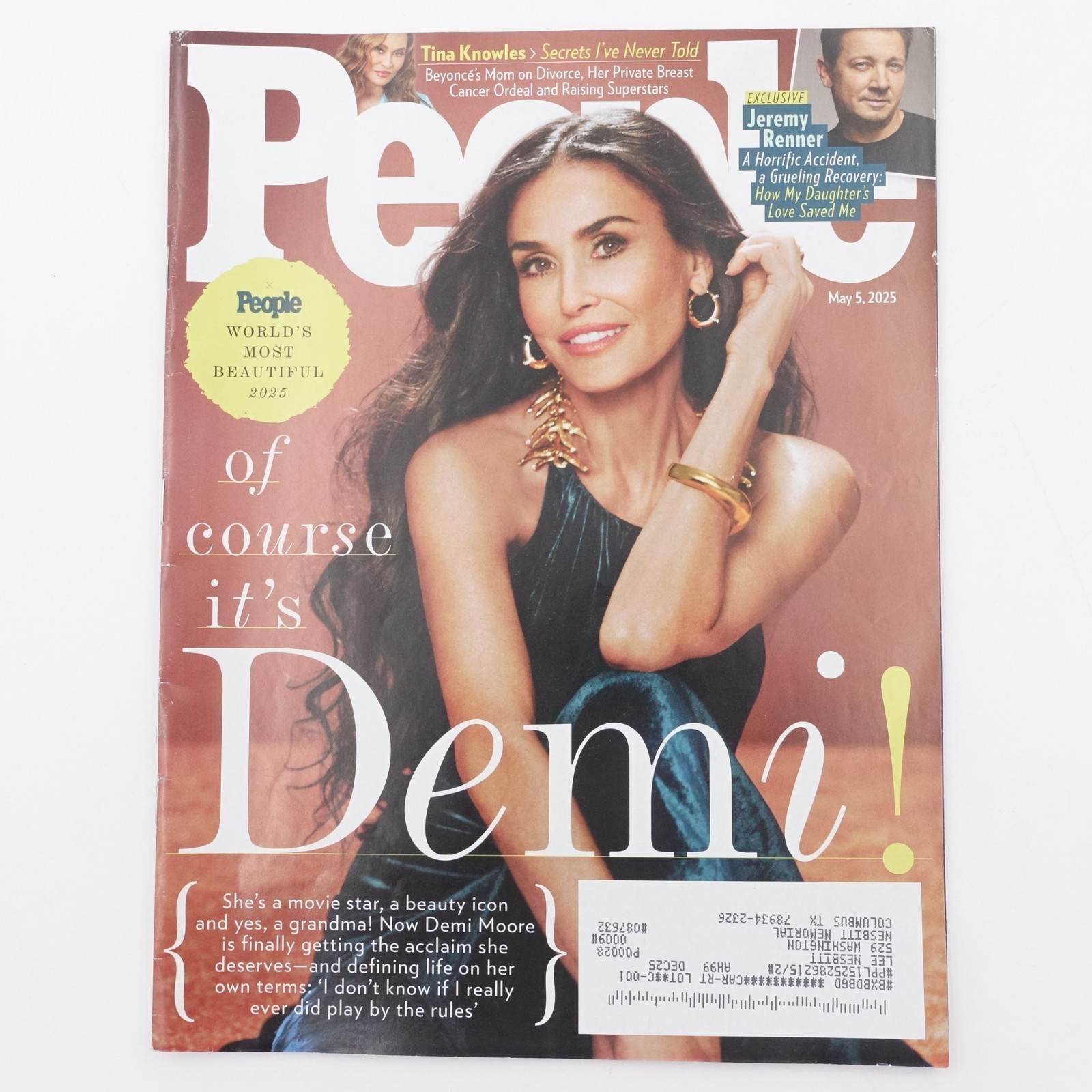 Lot of 25 People Magazine 2025 Mixed Issues Dates Ex-Library One Duplicate