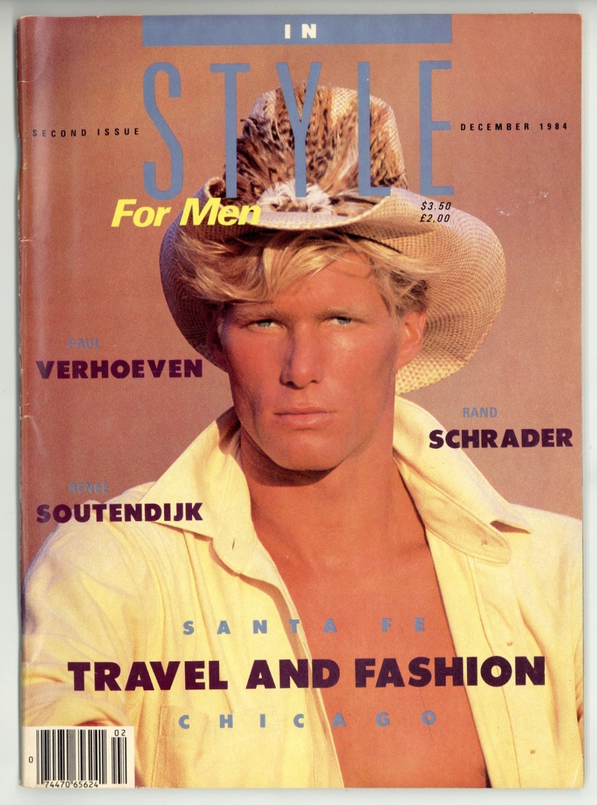 In Style For Men 1984 Gay Physique Vintage Fashion & Travel Magazine 100p M39478