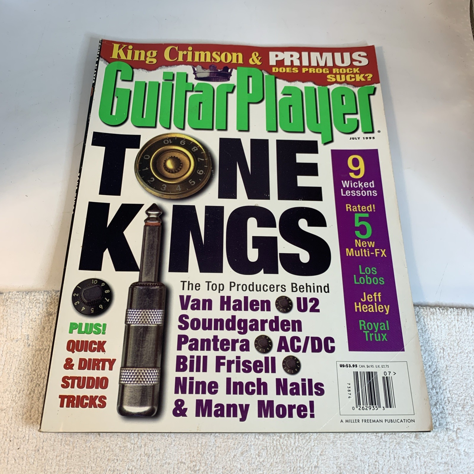 Guitar Player Magazine July 1995 Rick Rubin Eddie Van Halen See Pics Moreinstore
