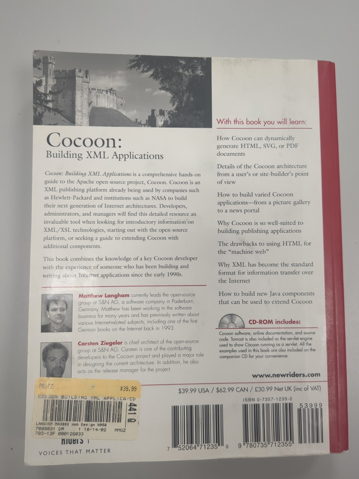 Building XML-Applications Arbeitsbuch Englisch Taschenbuch (2002)