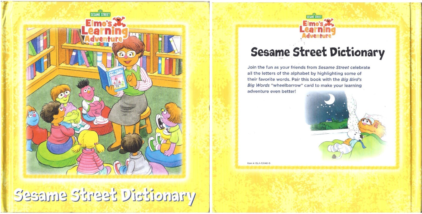 LOT of NINE Sesame Street ELMO’S LEARNING ADVENTURE 2015/16 Hardcover Books $7Sh