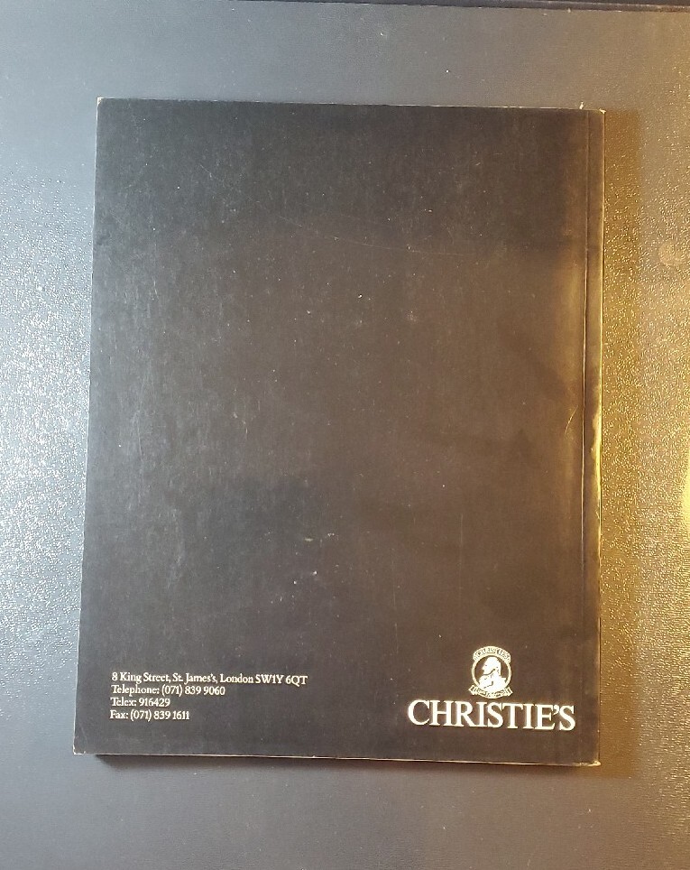 Christie’s London November 1990 Auction Catalog Fine Continental Furniture