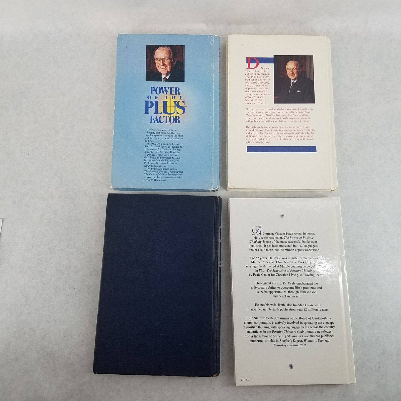 Norman Vincent Peale Lot of 4 Hardcovers – Titles in Description