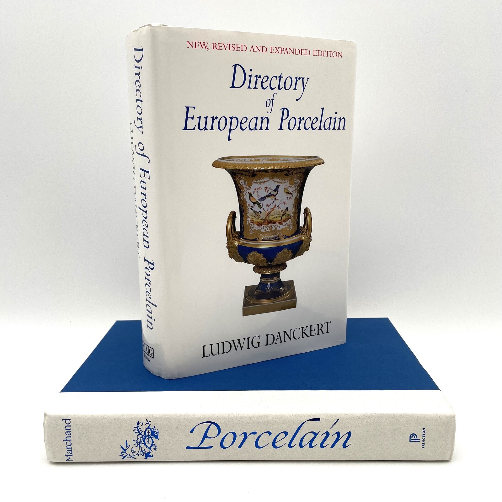 Directory of European Porcelain by L. Danckert HC/DJ & Porcelain by Marchand HC