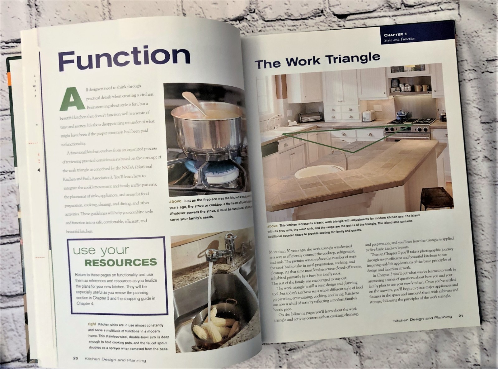 Home Depot Kitchen Design and Planning 1-2-3 Hardcover Book