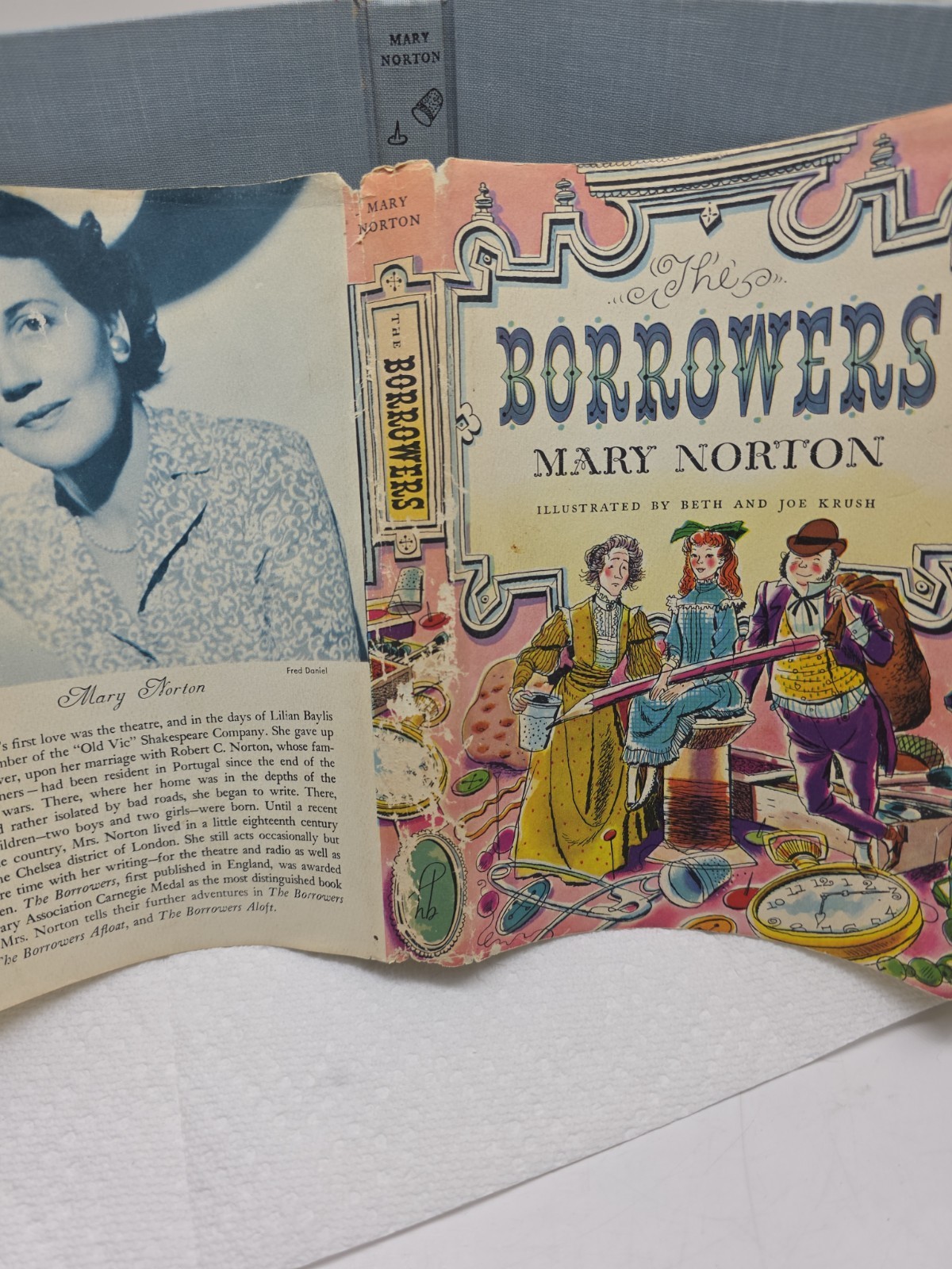 The Borrowers By Mary Norton 1953 Hardcover In Dust Jacket