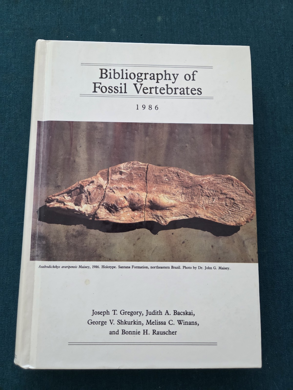Bibliography And Index Of Fossil Vertebrates 1959-1963 Hardcover 1968