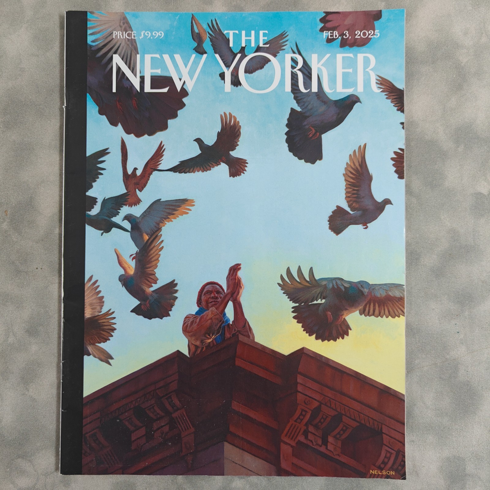 The New Yorker Magazine Feb 3 2025 Kadir Nelson Messenger Cover Issue