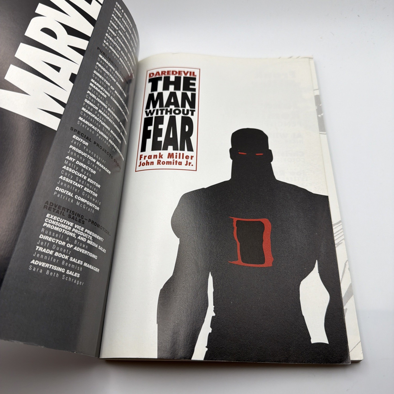 Daredevil Legends : Man Without Fear Paperback Frank Miller