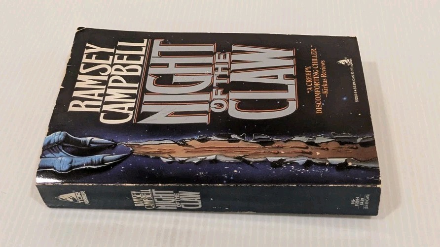 Night Of The Claw By Ramsey Campbell Horror PB Tor Edition Paperbacks From Hell