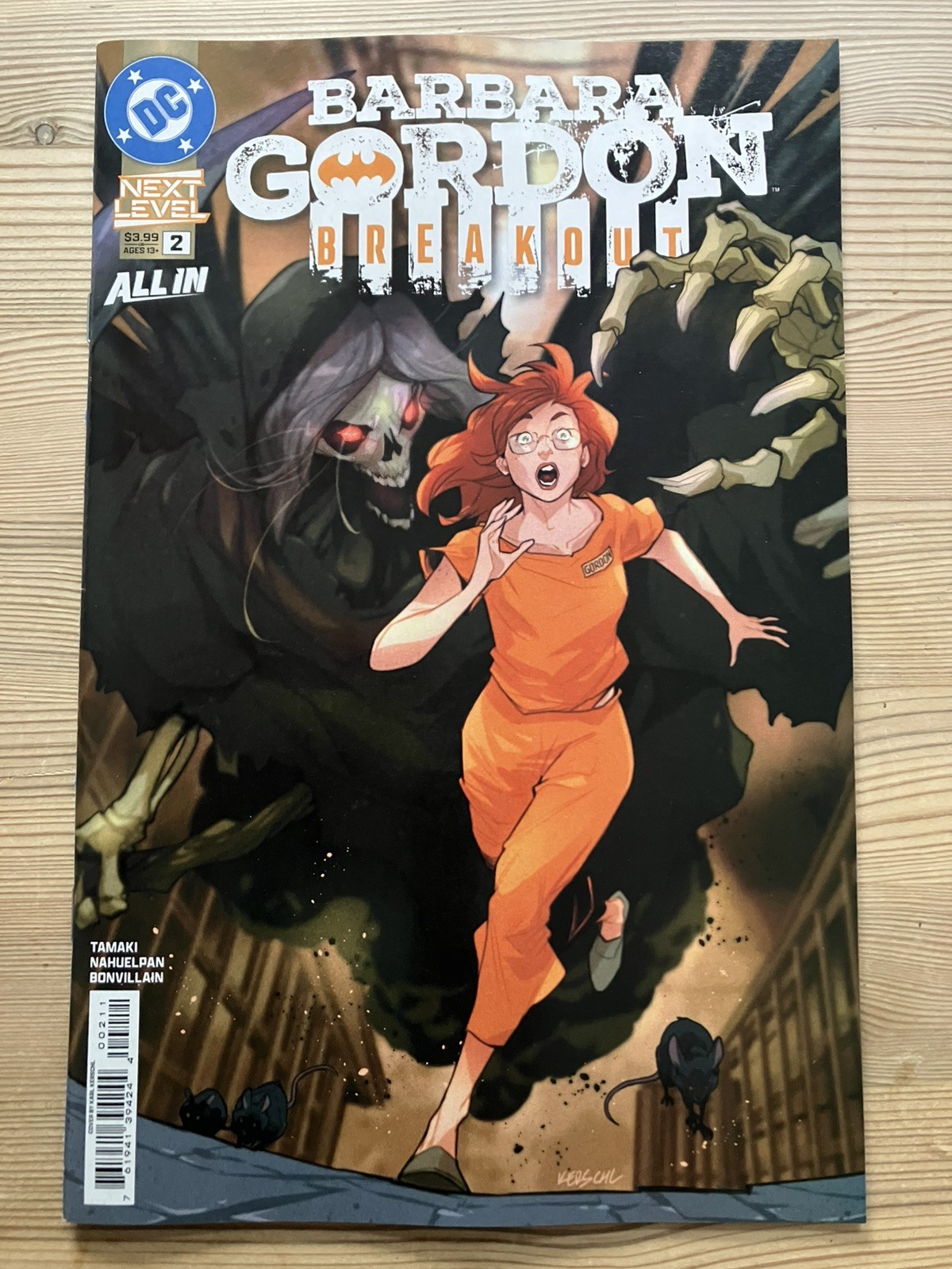 BARBARA GORDON BREAKOUT #2 DC COMICS Batgirl KILLING JOKE