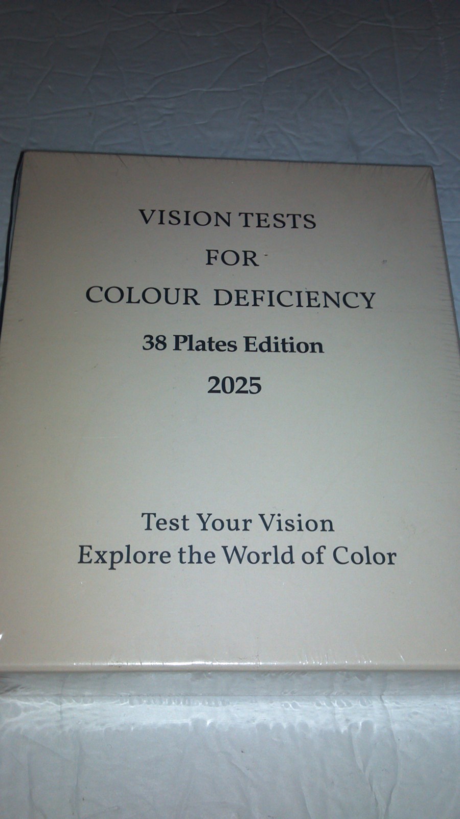 Vision Tests for Colour Deficiency 38 Plates Edition 2025 SEALED