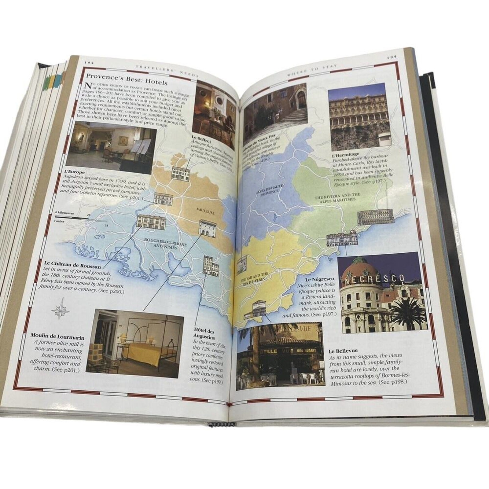 Provence & The Cote D’Azur: DK Travel Guides Revised 2001 Maps Photos 264 Pages