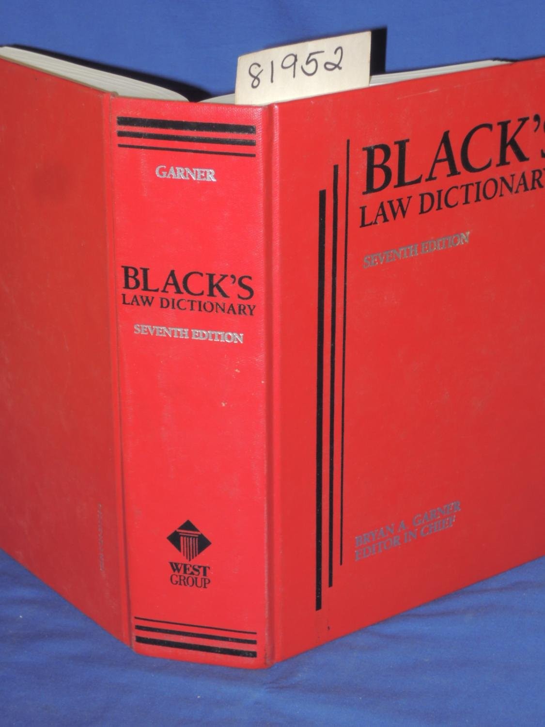 Black’s Law Dictionary 7th Edition