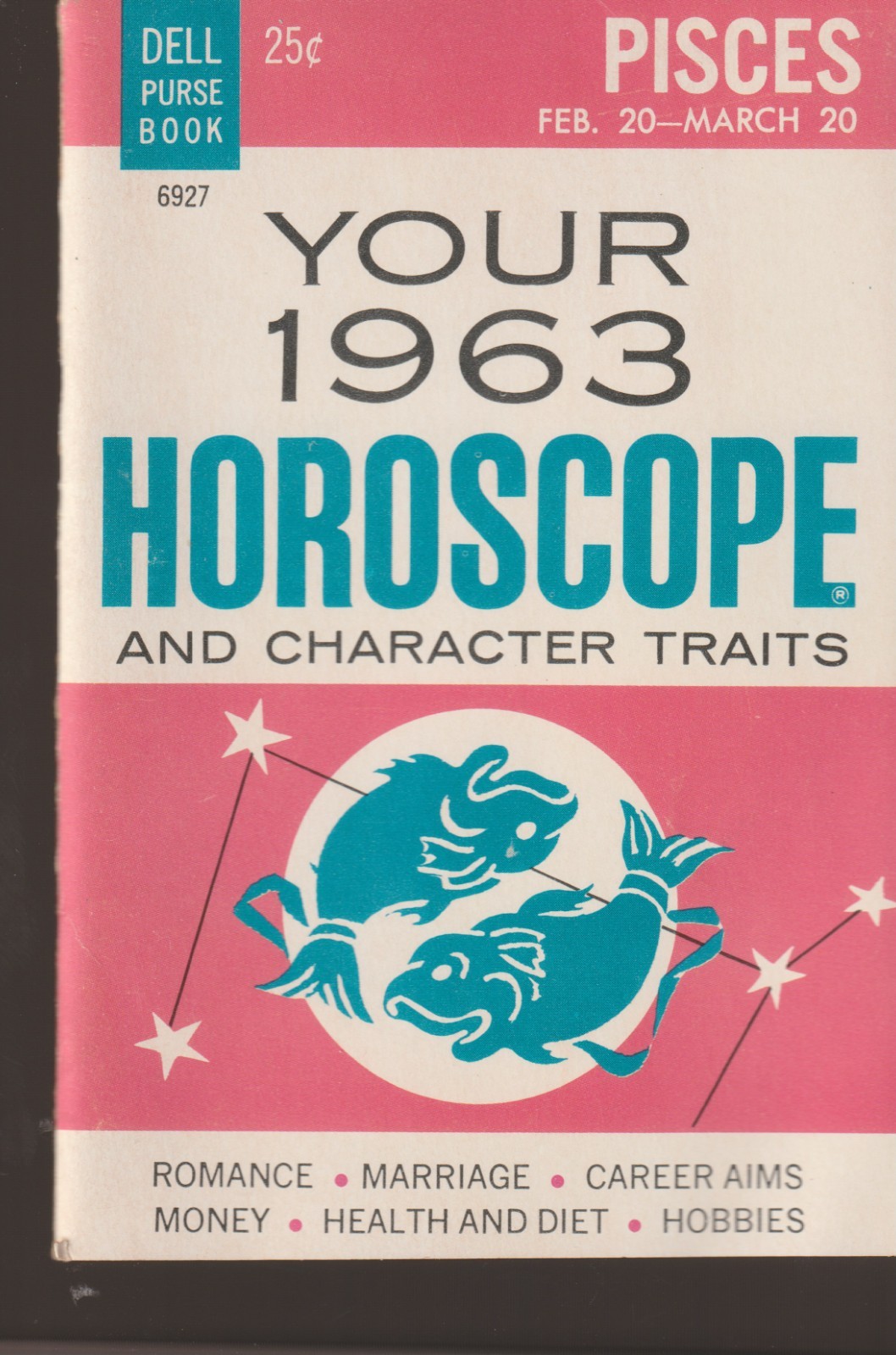 Vintage Astrology Dell 1963 – Horoscope for Pisces Astrology small 44 pages