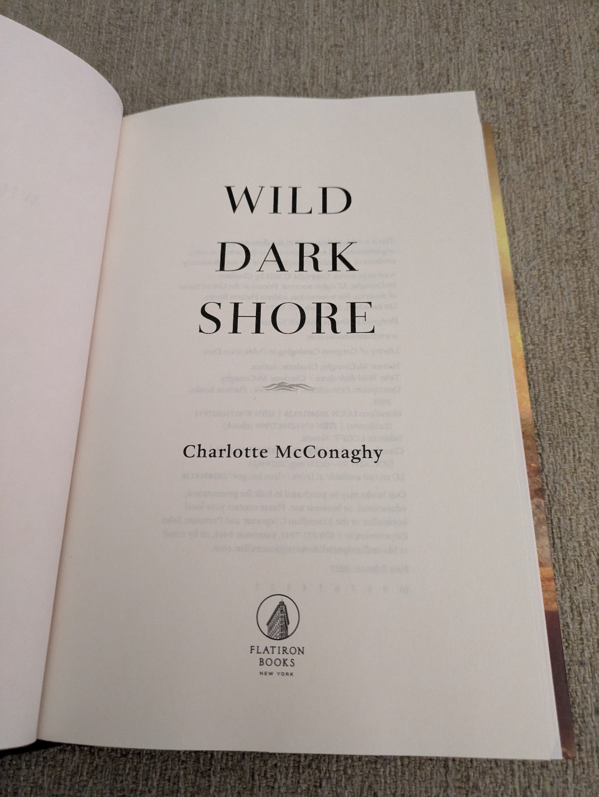 Wild Dark Shore A Novel | Charlotte McConaghy | 2025 Hardcover | 1st Edition