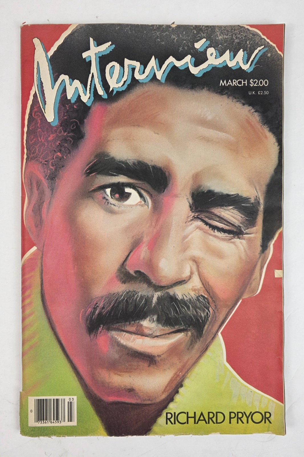 Interview Magazines by Warhol– Jan-Mar 1986 R Pryor, K Bassinger, Prince Albert