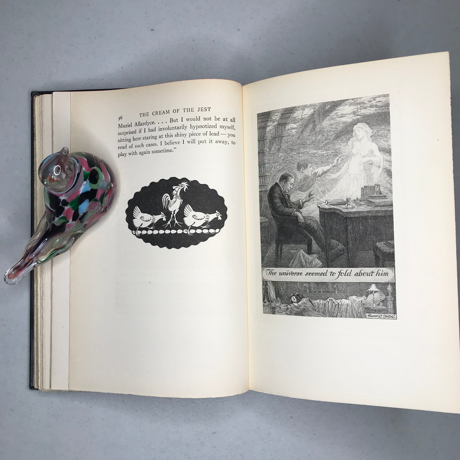 The Cream of the Jest 1927 1st Illus Ed James Branch Cabell Pape Gilt HC