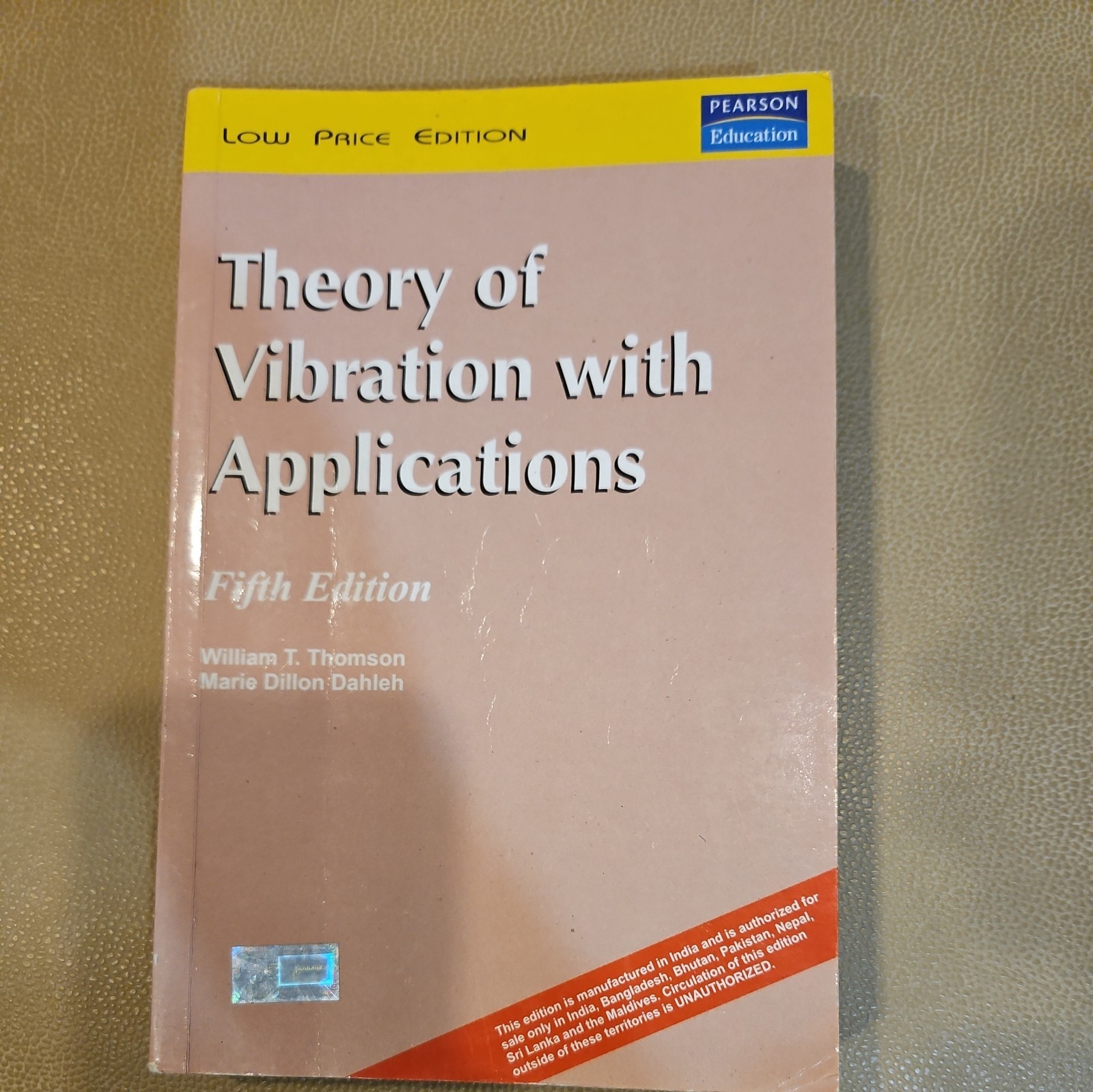 Theory of Vibration with Applications [5th Edition]