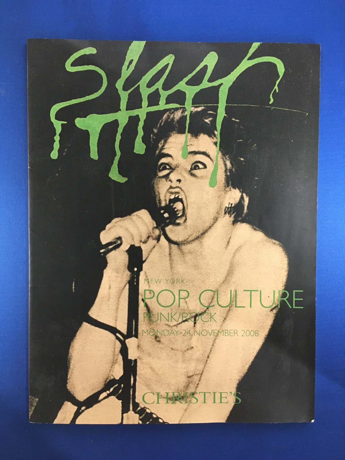 CHRISTIES AUCTION CATALOG 2008 PUNK GERMS SLASH SEX PISTOLS POP CULTURE